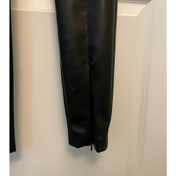 Must go before Jan 7th! Zara Faux Leather Leggings with Zipper Details - Picture 3 of 5